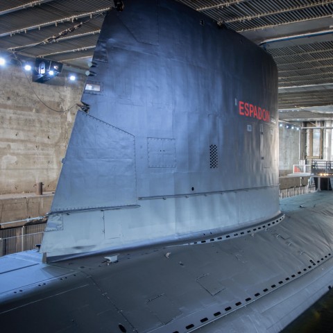Schleichen Sie sich in das militärische U-Boot ‚Espadon’!